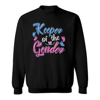 Keeper Of The Gender Reveal Announcement Sweatshirt | Mazezy