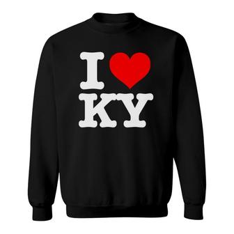Kentucky - I Love Kentucky - I Heart Kentucky Sweatshirt | Mazezy
