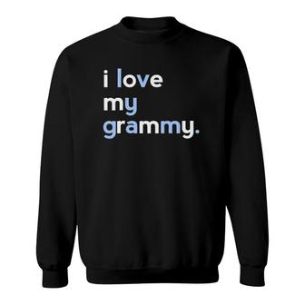 Kids I Love My Grammy Grandma Gifts Mothers Day Gifts Sweatshirt | Mazezy