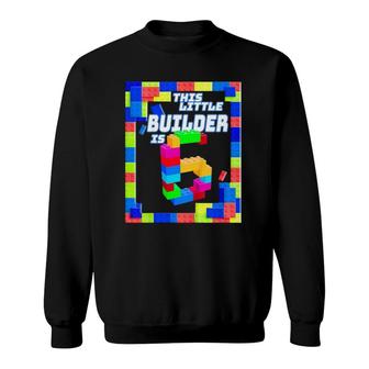 Kids Kids 6 Years Old Building Blocks Birthday Tee Brick 6Th Gift Sweatshirt | Mazezy UK