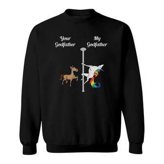 Kids Your Uncle My Godfather You Me Dancing Unicorn Sweatshirt | Mazezy UK