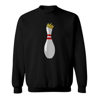 King Pin Funny Bowling King Pin Sweatshirt | Mazezy
