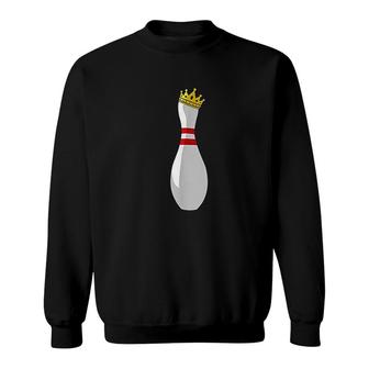 King Pin Funny Bowling King Pin Sweatshirt | Mazezy
