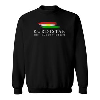 Kurdistan The Home Of The Brave Sweatshirt | Mazezy