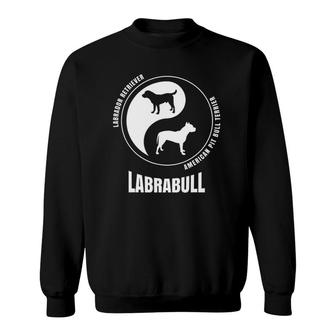 Labrabull Dog Lovers Breeders Gift Pet Labrabull Sweatshirt | Mazezy