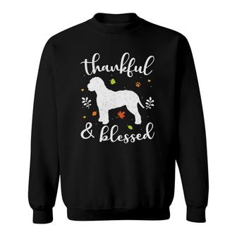 Lagotto Romagnolo Thanksgiving Dog Thankful Blessed Mom Gift Sweatshirt | Mazezy