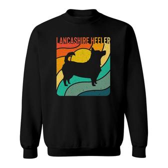 Lancashire Heeler Vintage Retro Dog Lover Mom Dad Gift Sweatshirt | Mazezy