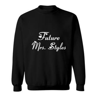 Large Black Future Mrs Styles Sweatshirt | Mazezy