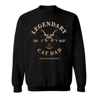 Legendary The Best Cat Dad Sweatshirt | Mazezy