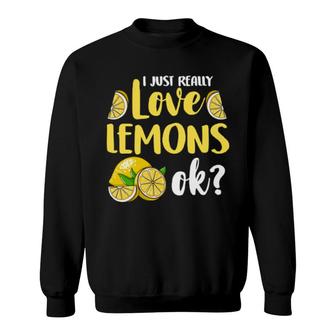 Lemon Lemonade Juice Sweatshirt | Mazezy
