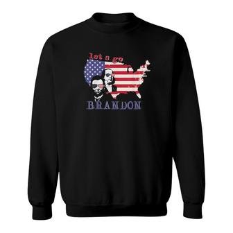 Let’S Go Brandon, Benjamin Franklin-Abraham Lincoln Tee Sweatshirt | Mazezy