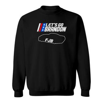 Lets Go Brandon Design Car Fjb Sweatshirt | Mazezy DE