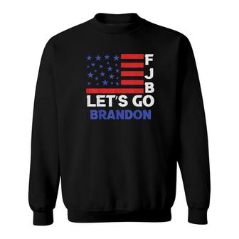 Let’S Go Brandon Fjb Impeach Biden American Flag Tee Sweatshirt | Mazezy DE