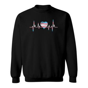 Lgbt & Transgender Stuff - Gay Pride Flag Transgender Sweatshirt | Mazezy