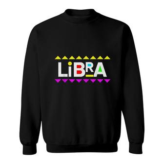Libra Zodiac Design 90s Style Sweatshirt | Mazezy