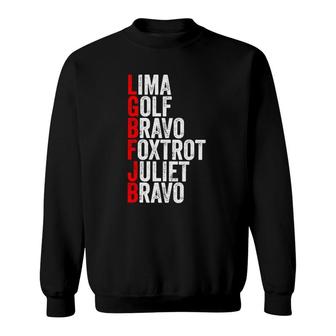 Lima Golf Bravo Camo American Flag Patriot Sweatshirt | Mazezy