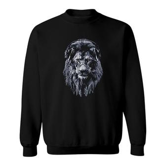 Lion Headphone Sweatshirt | Mazezy