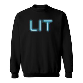 Lit Neon Glow Lit Sweatshirt