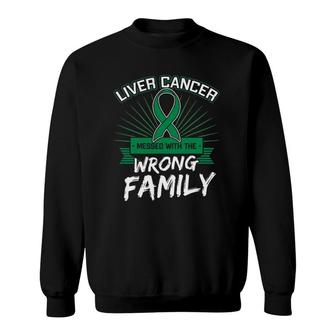 Liver Cancer Primary Hepatic Disease Chemotherapy Gift Sweatshirt | Mazezy