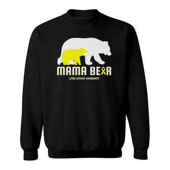 Liver Disease Mom Mother Mama Awareness Sweatshirt | Mazezy