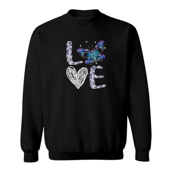Love Butterfly Sweatshirt | Mazezy
