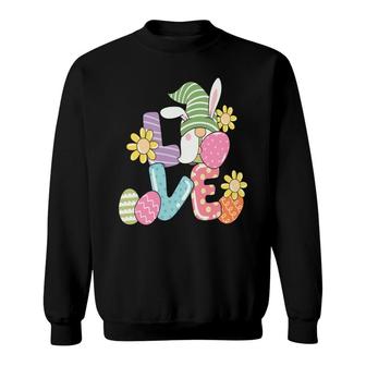 Love Teacher Life Easter Gnome Easter Day Sweatshirt - Thegiftio