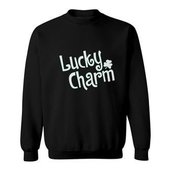 Lucky Charm St Patricks Day Saint Irish Men Sarcastic Funny Sweatshirt - Thegiftio UK