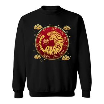 Lucky Red Envelope Happy New Year 2022 Year Of The Tiger Sweatshirt | Mazezy