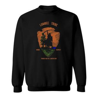 Lumbee Tribe Native American Indian Pride Vintage Retro Sweatshirt | Mazezy