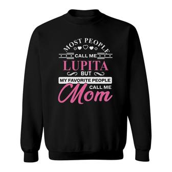 Lupita Gift Name Funny Mother's Day Personalized Women Mom Sweatshirt | Mazezy