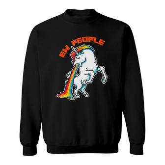 Magical Unicorn Themed Ew People Sweatshirt | Mazezy UK