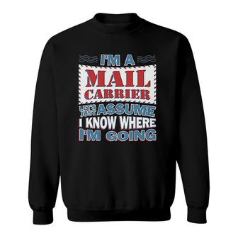Mail Carrier Postal Worker Gift Sweatshirt | Mazezy