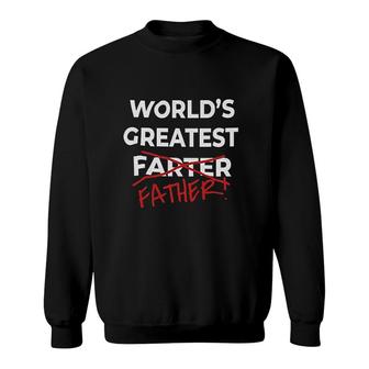 Majestick Goods Worlds Greatest Farter Gifts Fathers Day For Dads Dad Sweatshirt - Thegiftio UK