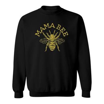 Mama Bee Cute Funny Beekeeper Mother's Day Bee Lover Gift Sweatshirt | Mazezy CA