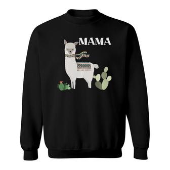 Mama Llama Alpaca Sweatshirt | Mazezy