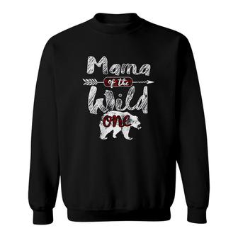 Mama Of The Wild One Bear Family Matching Sweatshirt - Thegiftio UK