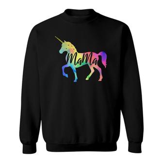 Mama Unicorn Cute Mother's Day Tee For Mamacorn Sweatshirt | Mazezy