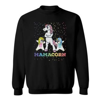 Mamacorn Unicorn Mama Unicorn Girl Unicorn Mom Mamacorn Sweatshirt | Mazezy