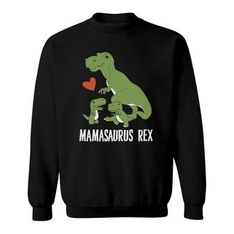 Mamasaurus Rex Dinosaur Lover Mother's Day Gift Sweatshirt | Mazezy