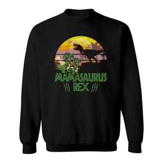 Mamasaurus Rex Dinosaur Mothers Day Gifts For Mom Sweatshirt | Mazezy