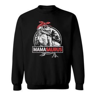 Mamasaurusrex Dinosaur Funny Mama Saurus Mother's Family Sweatshirt | Mazezy
