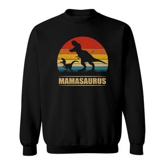 Mamasaurusrex Dinosaur Funny Mother's Day Mom Women Sweatshirt | Mazezy