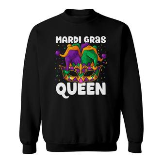 Mardi Gras Queen Carnival Celebrations Party Costume Sweatshirt | Mazezy