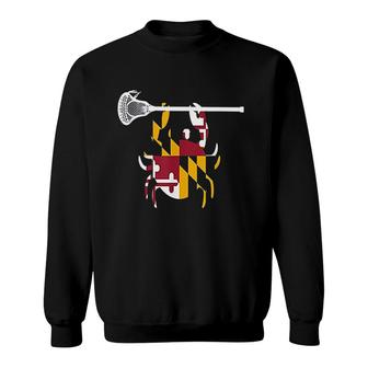 Maryland Crab Lacrosse Boys Sweatshirt | Mazezy