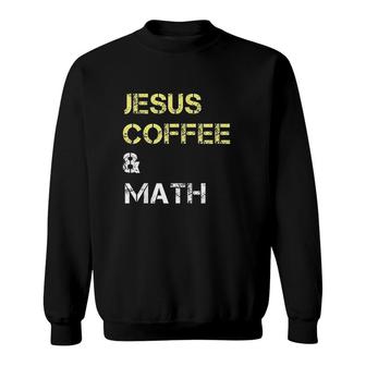 Mathematics Jesus Coffee Sweatshirt | Mazezy