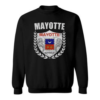 Mayotte Coat Of Arms Of Mayotte France Sweatshirt | Mazezy