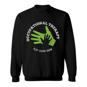 Meaningful Ot Occupational Therapy Therapist Hands Sweatshirt | Mazezy