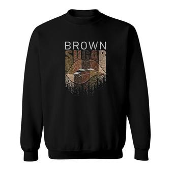 Melanin Brown Lip Black History Sweatshirt | Mazezy
