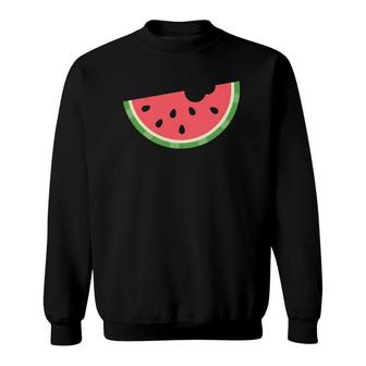 Melon Bite Cute - Summer Fruits Watermelon Melon Tee Sweatshirt | Mazezy