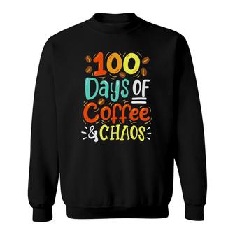 Mens 100 Days Of School 100Th Day Teacher Sweatshirt | Mazezy